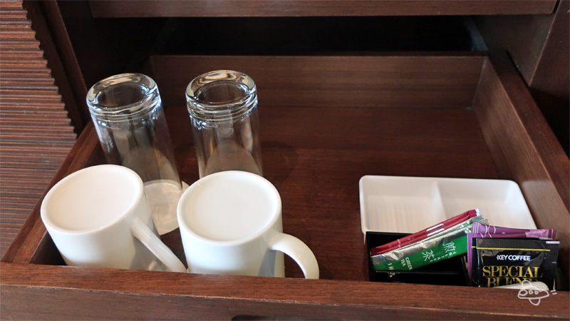沖縄ハーバービューホテルのサービス茶