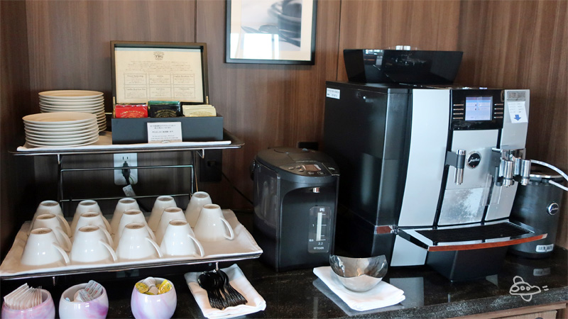 沖縄ハーバービューホテルのティータイムのコーヒー